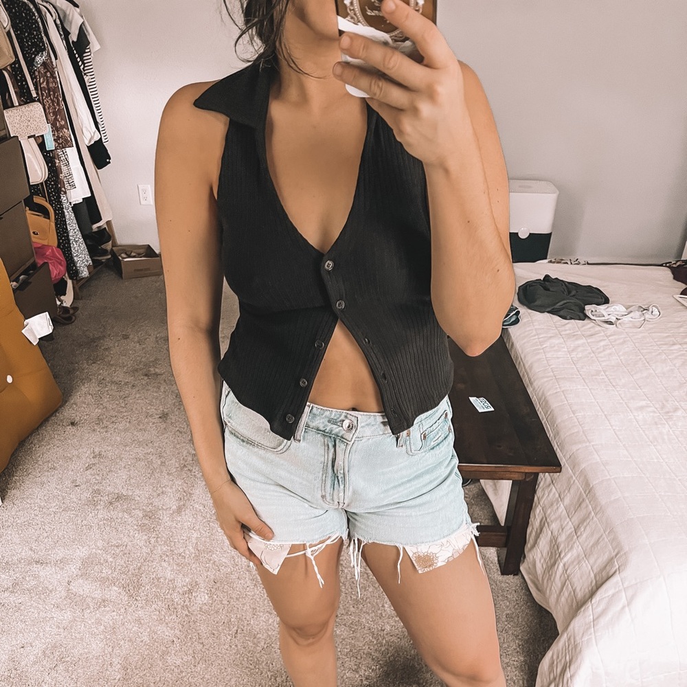Reformation bryleigh knit top